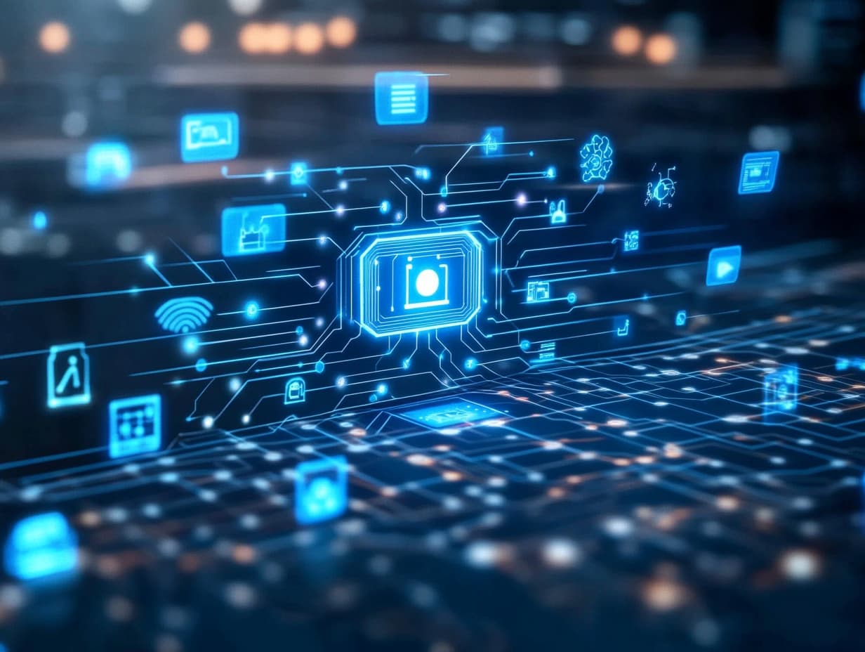 AI technology background